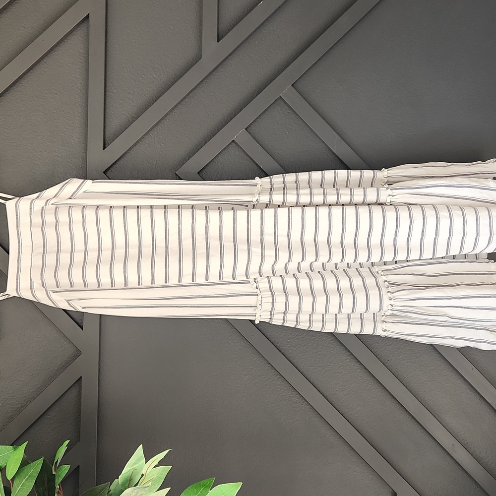 {Splendid} Linen-blend Thira Dress in Rasmus Stripe Size Small - Picture 7 of 14